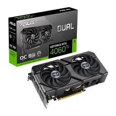 Placa de Video Asus GeForce RTX 4060 Ti OC Dual Edition, 8GB, GDDR6, 128-bit, DUAL-RTX4060TI-O8G-EVO