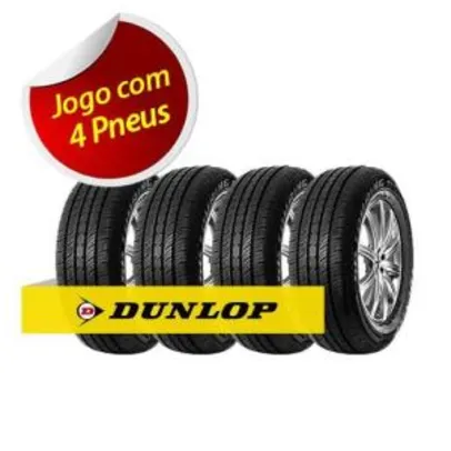 Kit Pneu Aro 13 Dunlop 175/70r13 Sptrgt1 82t 4 Unidades - R$639,60