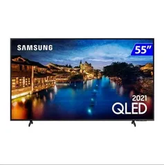 Smart TV Samsung QLED 55" QN55Q60AAGXZD 4K Wi-Fi Tizen Comando de voz | R$3599