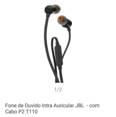 [baixou mais] Fone de ouvido JBL intra auricular - R$37,90