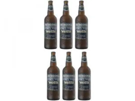 [app + cliente ouro] Cerveja Patagonia Weisse Witbier 6 Unidades 740ml R$25