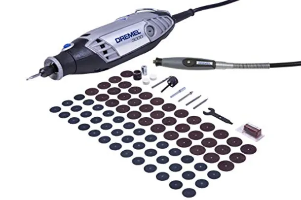 Dremel 3000 Microrretífica com Eixo Flexível e 82 Acessórios 127V