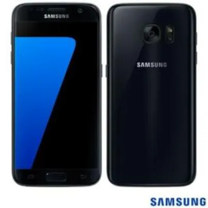 Samsung Galaxy S7 Preto, com Tela de 5.1”, 4G, 32 GB e Câmera de 12 MP - SM-G930F