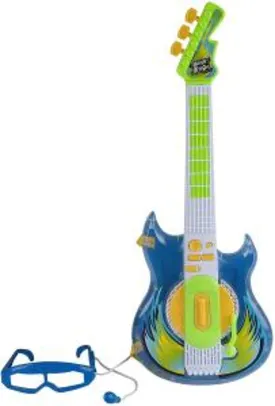 Guitarra Rock Star Azul Zoop Toys | R$136