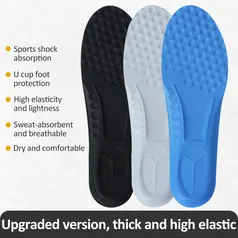 (Conta Nova) New Memory Foam Insoles For Shoes Sole Deodorant Breathable Cushion Running