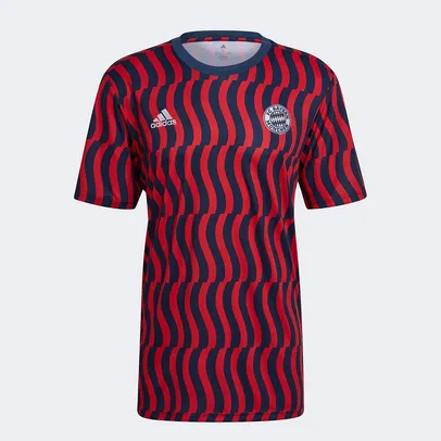 Camisa Bayern de Munique 22/23 Pré Jogo Masculina - Adidas