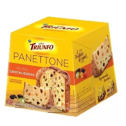 Panettone com Frutas Cristalizadas e Uvas-Passas Triunfo 400g