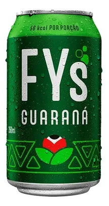 Fys Refrigerante De Guaraná Lata 350ml Pack 12 Unidades