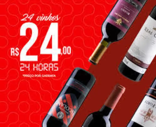 24 vinhos por R$24 cada