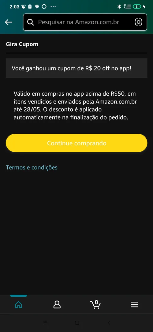 Imagen na descrição da promoção