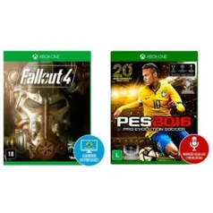 Kit Jogo Fallout 4 + Jogo PES 2016 para Xbox One com frete grátis - R$80