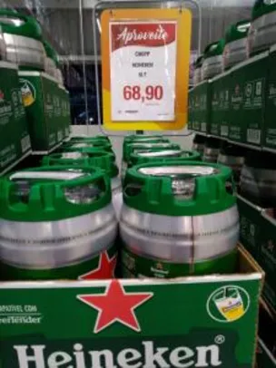 [Loja Física Assaí Contagem] Heineken 5L | R$69