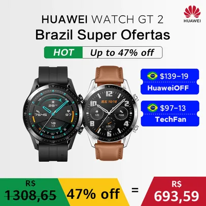 Smartwatch Huawei Watch GT2 | R$615