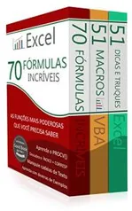 [eBook Grátis] Domine o Excel® (3 em 1): Excel - 70 Fórmulas Incríveis, Excel - 51 Macros incríveis e 51 Dicas e Truques Incríveis