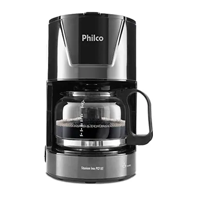 Philco Cafeteira Titanium Inox Pcf18T Preto 127V