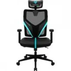 Cadeira Ergonomic YAMA1 Preta e Ciano - THUNDERX3