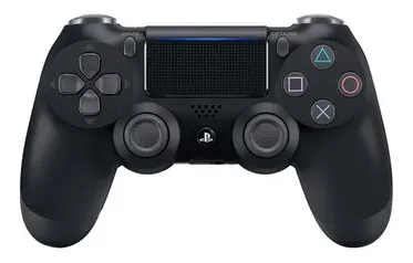 Controle joystick sem fio Sony PlayStation Dualshock 4 jet black