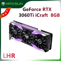 Placa de Vídeo RTX 3060Ti iCraft 8 GB | R$ 4346