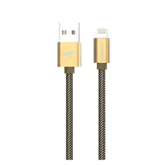 Cabo USB x Lightning para iPhone, C3Tech, 2m - Dourado - CB-210GD