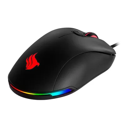 Mouse Gamer Pichau P702 RGB 12000DPI Preto, PGM-P702-RGB