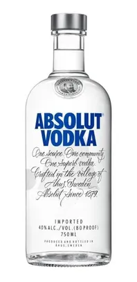 Vodka Sueca Absolut Original - 750ml