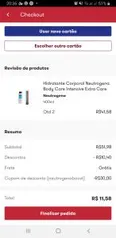 [Neutrogena] Cupom de desconto 30 OFF - Compra mínima de 30