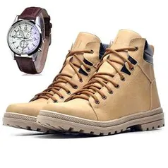 Bota Coturno Com Relógio Masculino JUILLI Adventure R.02DB - R$100