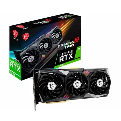 Placa de Vídeo MSI NVIDIA GeForce RTX 3070 Gaming Z Trio 8G, 8GB GDDR6, LHR, RGB, DLSS