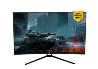 Monitor Gamer Curvo KBM! GAMING MG320 27", 180Hz, Full Hd, 1ms, DisplayPort e HDMI, Adaptive Sync, Ajuste De Ângulo - KGMG32027PT