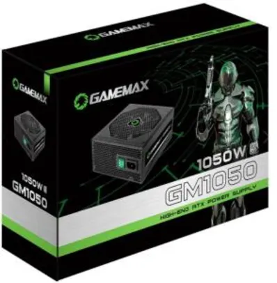 Fonte Gamemax GM1050 1050W, 80 Plus Silver, PFC Ativo | R$720