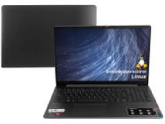 (APP/CLIENTE OURO) Notebook Lenovo Ideapad 3i AMD Ryzen 5 8GB 