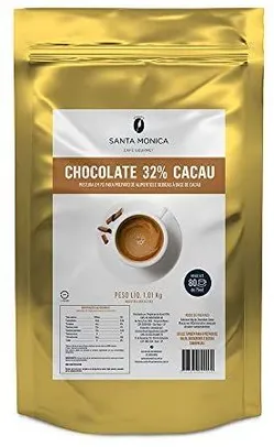 Achocolatado Santa Monica 32% Cacau 1kg R$20