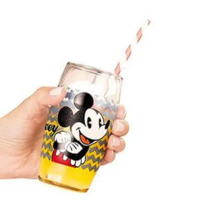 Copo de vidro Disney Charme Minnie - 300ml | R$6