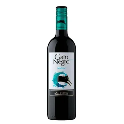 Vinho Chileno Gato Negro Malbec 750ml San Pedro