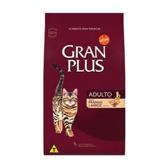 Ração Gran Plus Gatos Adultos Frango E Arroz 10,1kg