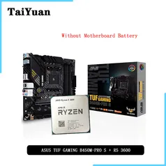 Ryzen 5 3600 + B450m Asus TUF Pro S 