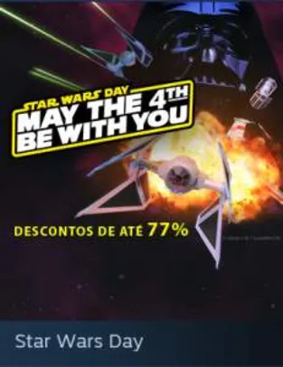 [STEAM] STAR WARS DAY - DESCONTOS DE ATÉ 77%