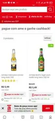 Cervejas Corona e Becks com 30% de cashback