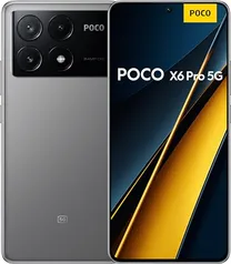 Smartphone Xiaomi POCO X6 Pro 5G 12GB+512GB Global Version NFC Dimensity 8300-Ultra 64MP triple camera 67W 120Hz AMOLED (Grey)
