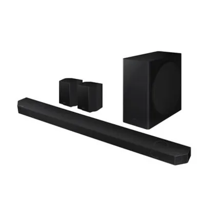 Soundbar Samsung, Bluetooth, Subwoofer Wireless, Dolby Atmos, Acoustic Beam, Sincronia Sonora e Alexa Integrado, 9.1.4 Canais - HW-Q930B/ZD