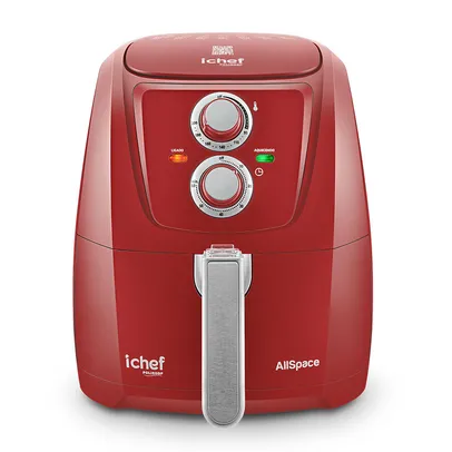 Fritadeira Elétrica - Airfryer Ichef Polishop - AllSpace - Carmim - Vermelho