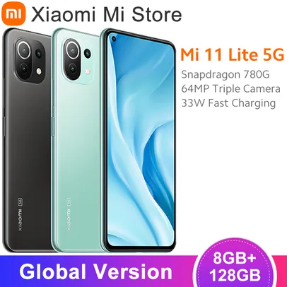 Xiaomi Mi 11 Lite 5g Smart Phone 8gb Ram 128gb Rom Snapdragon 780g 