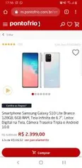 Samsung Galaxy S10 Lite Branco 128GB