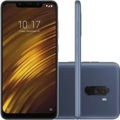 Smartphone Xiaomi Pocophone F1 64GB Versão Global Desbloqueado Azul R$1.607