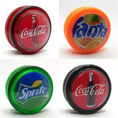 4 Unidades Ioiô Profissional Edição Limitada - Coca Cola, Fanta, Sprite, Coca Zero