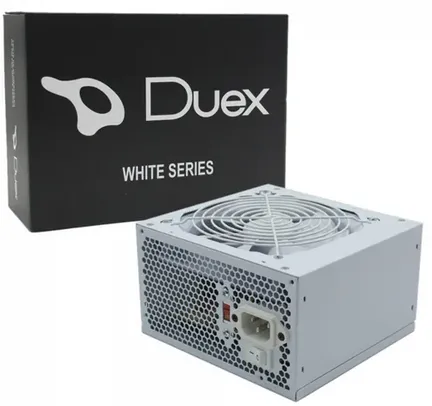 Fonte Duex DX 500FSE White Series, 500W, Cabos Flat