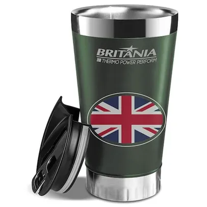 Copo Térmico Britânia BTH01VD Quente ou Frio Verde – 475 ml