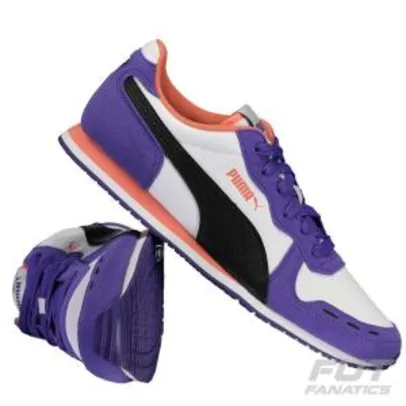 Tênis Puma Cabana Racer Sl Juvenil Roxo - R$72,82