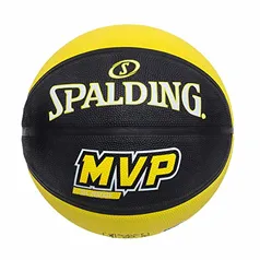 Bola Basquete Spalding MVP, preto e amarelo, 7