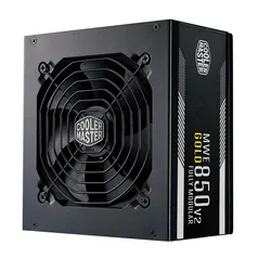 [APP] Fonte Cooler Master MWE Gold V2, 850W, 80 Plus Gold, Full Modular, PFC Ativo, Bivolt, Preto 